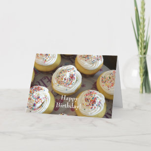 Carte Gâteaux Cupcakes Décadents Pour Votre Anniversaire