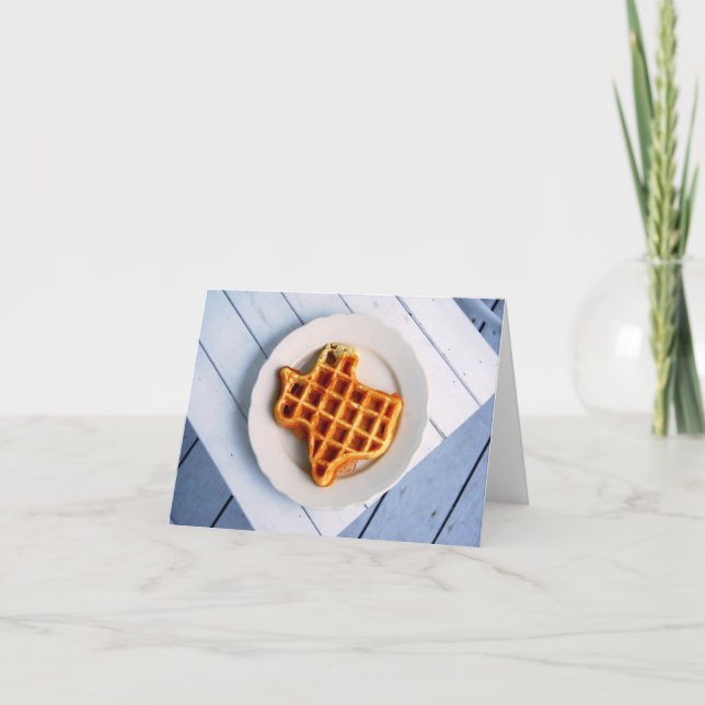 Carte gaufre texane (Devant)