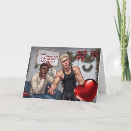 Carte Gay "Dernier Noël" Funny Christmas Card!