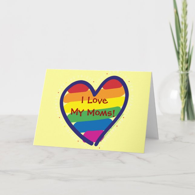 Carte Gay pride de la fête des mères (Devant)