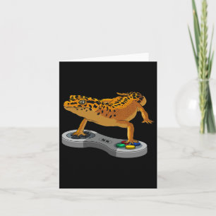 Carte Gecko Léopard Dragon Barbu Cadeau Enfants Cool Jou