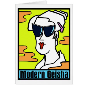 Carte Geisha moderne
