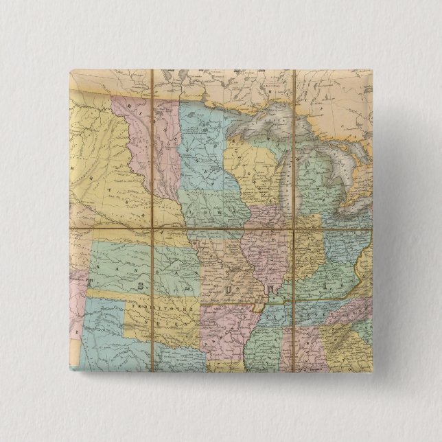 Carte Generale des Etats Button (Vorderseite)