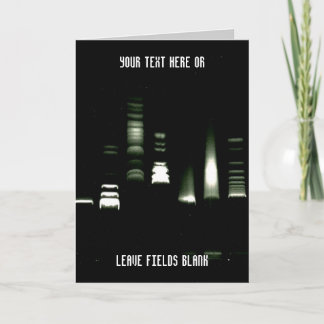 Carte Genetics ADN gel Electrophorèse Customizable