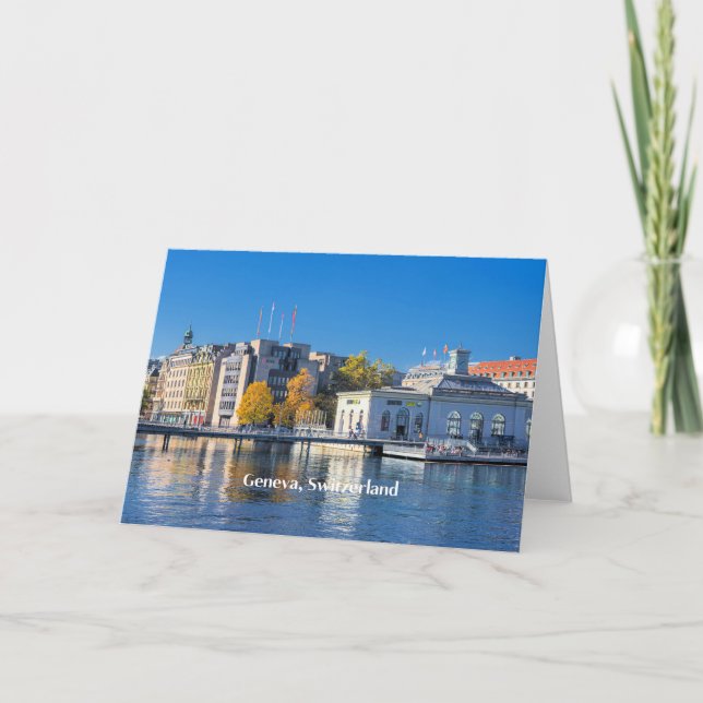 Carte Genève, Suisse (Devant)