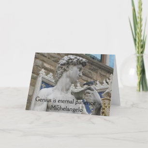Carte Genius est une patience parfaite. - Michel - Ange