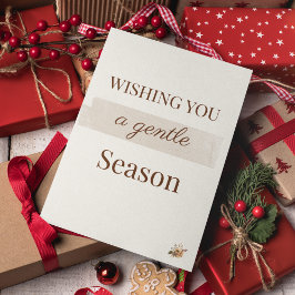 Carte Gentle Winter Wish Flat Card