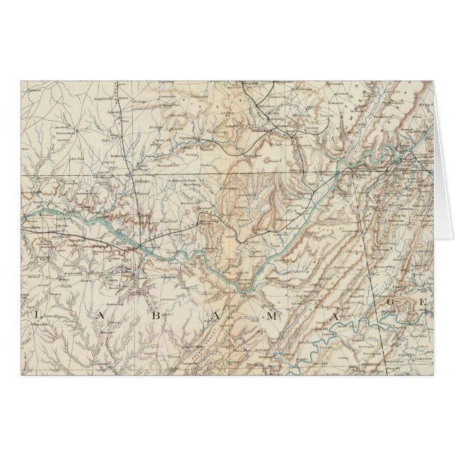Carte géographique XIV (Devant horizontal)