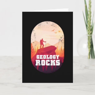 Carte Géologie Rocks Funny Géologue de montagne