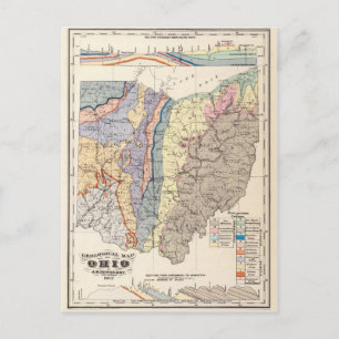 Carte géologique de l'Ohio