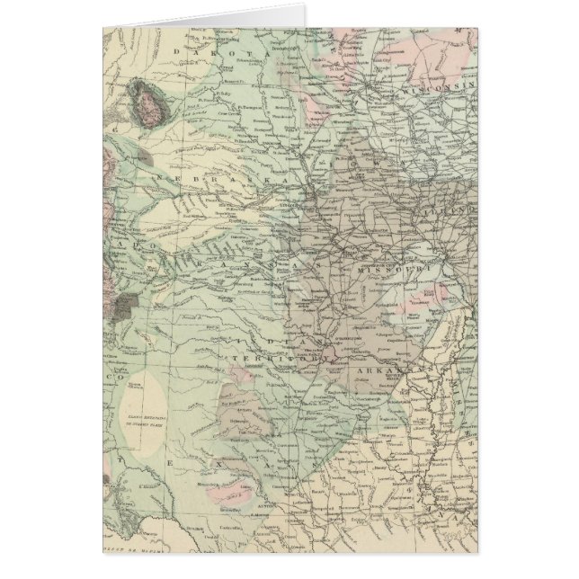 Carte géologique des États-Unis (Devant)