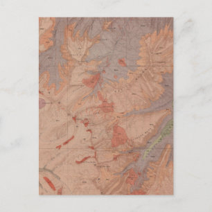 Carte géologique, Partie nationale de Yellowstone,