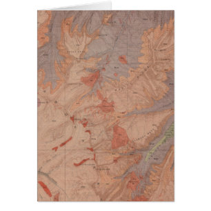 Carte géologique, partie nationale de Yellowstone,