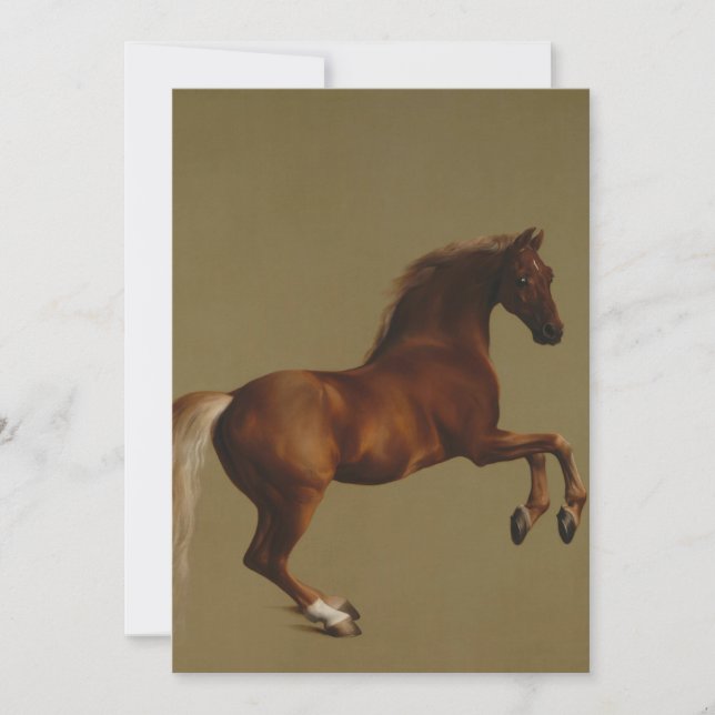 Carte George Stubbs - Whistlejacket (Devant)