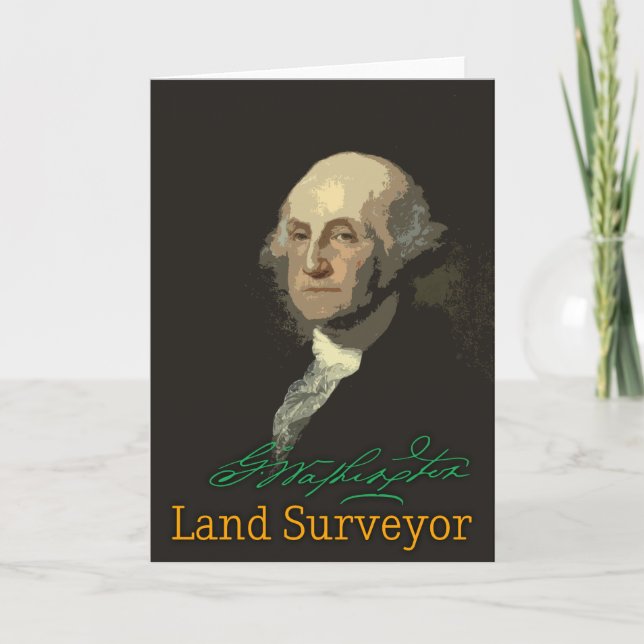 Carte George Washington Greeting Card (Devant)