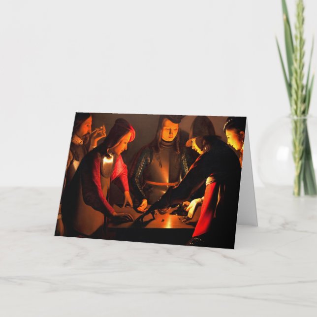 Carte Georges de la Tour - Les Joueurs de Dices (Devant)