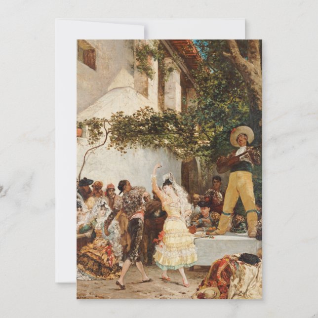 Carte Georges Jules Victor Clairin - Les Danseurs Espagn (Devant)