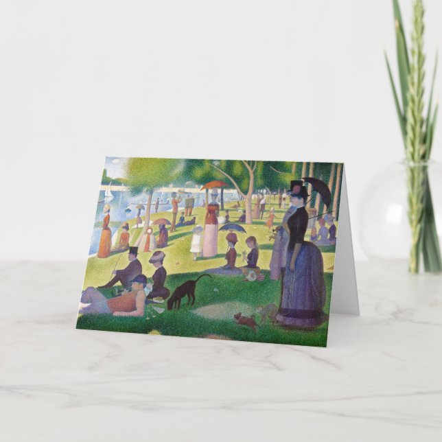 Carte Georges Seurat - Un dimanche sur La Grande Jatte (Devant)