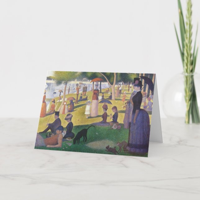 Carte Georges Seurat - Un dimanche sur La Grande Jatte (Devant)