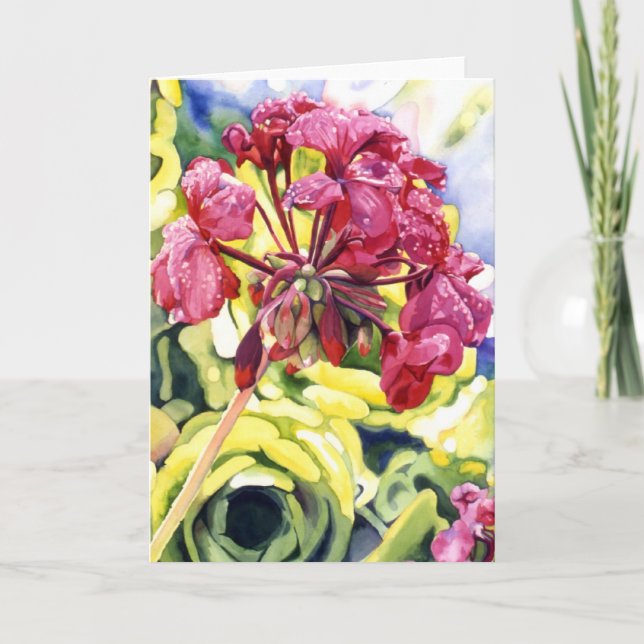 Carte Géranium (Devant)