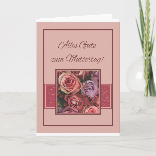 Carte german Bonne fête des mères ! (Devant)