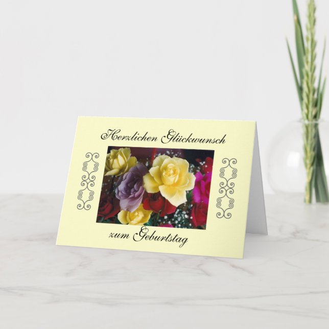 Carte German : Joyeux anniversaire ! (Devant)