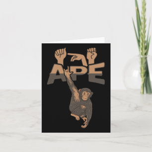 Carte Geste de la main Ape Asl Sensibilisation à la pert