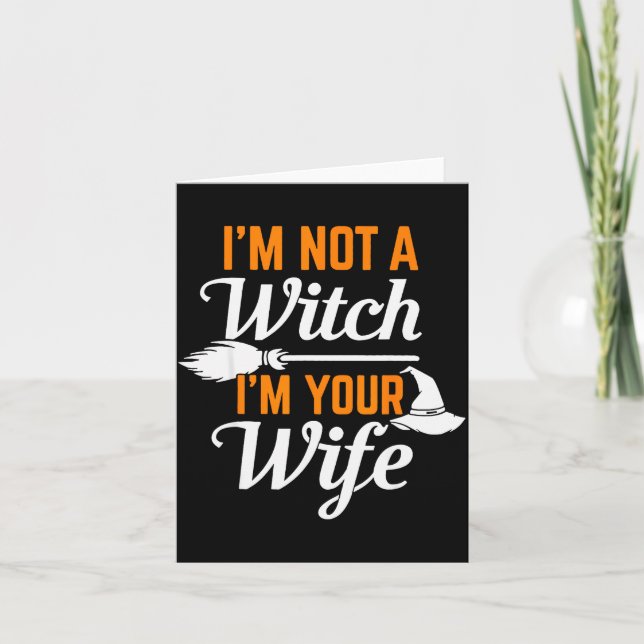 Carte Get Back Witch, I'm Not A Witch I'm Your Wife Set  (Devant)