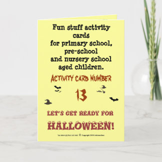 Carte Get ready for Halloween