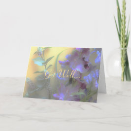 Carte Get Well Card, floral clair
