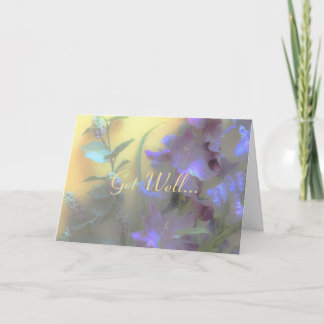Carte Get Well Card, floral clair