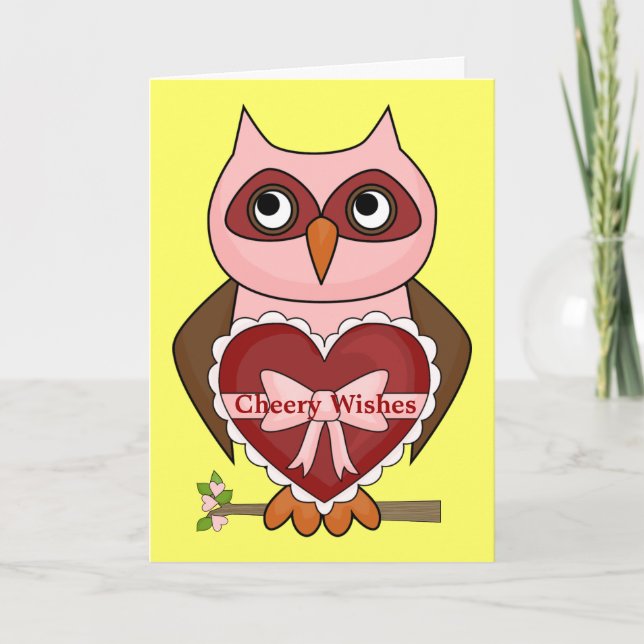 Carte Get Well Owl (Devant)