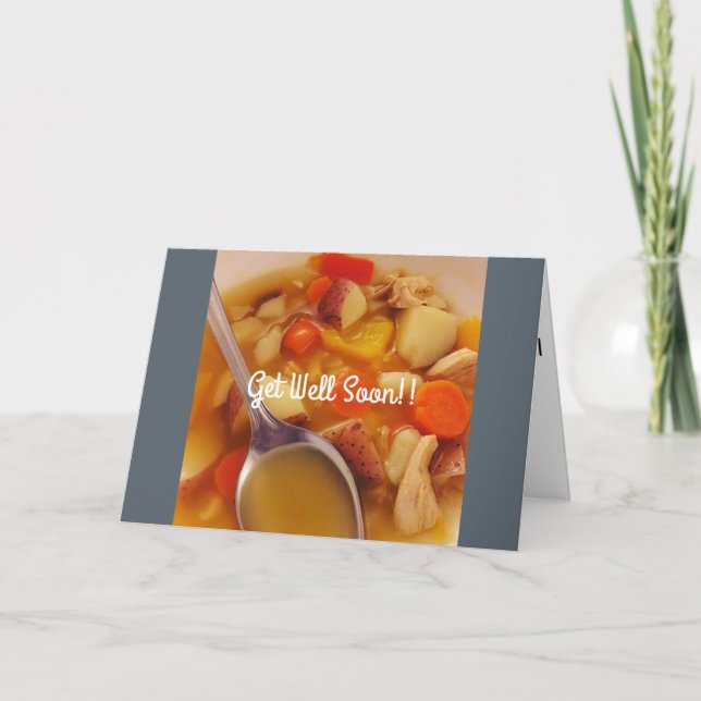Carte Get Well Soon Chicken (Devant)