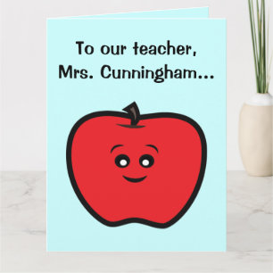 Carte Get Well Soon to a Teacher from Apple Large