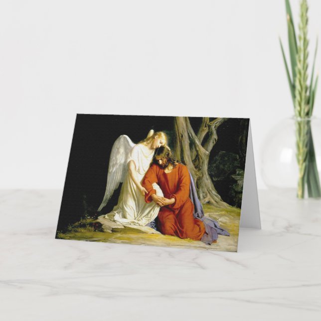 Carte Gethsémani par Carl Heinrich Bloch 1805 (Devant)