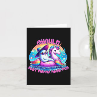 Carte Ghouls veut juste avoir plaisir Ghost Unicorn Summ