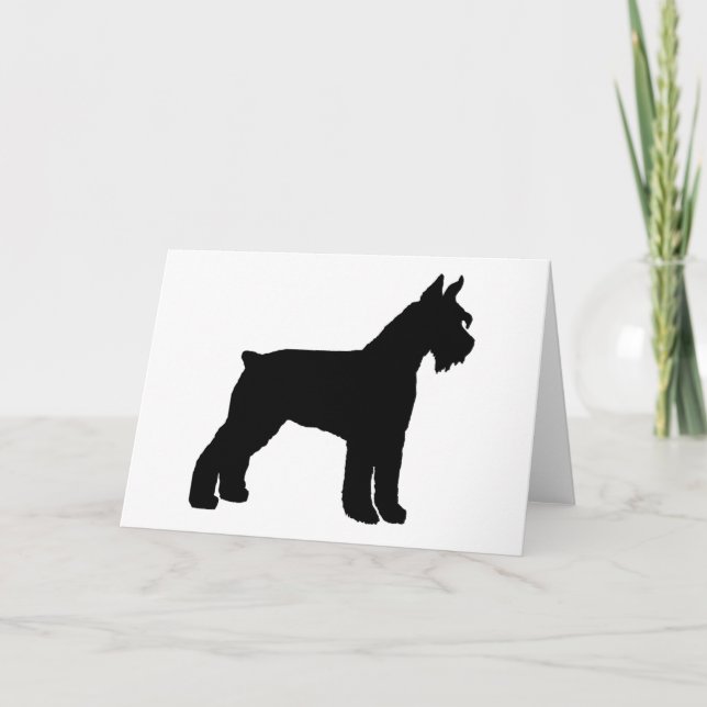 Carte Giant Schnauzer (black) (Devant)