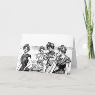 Carte Gibson Girls at the Beach