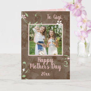 Carte Gigi Spring Sprouts de la fête des mères de grand-