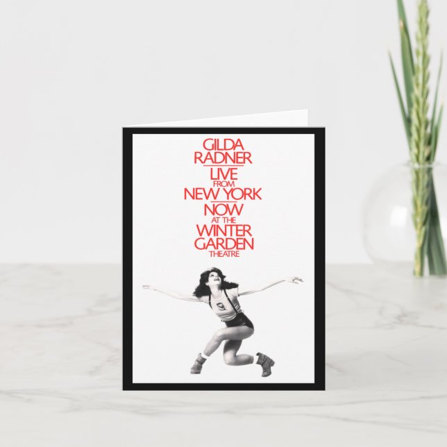 Carte Gilda Radner Live From New York _1  (Devant)