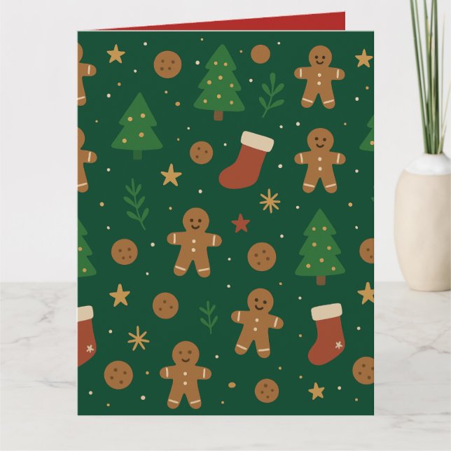 Carte Gingerbread Christmas Fun (Devant)
