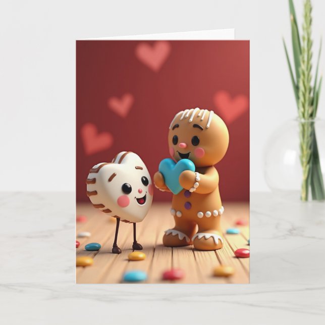 Carte Gingerbread Sweet Love Card (Devant)