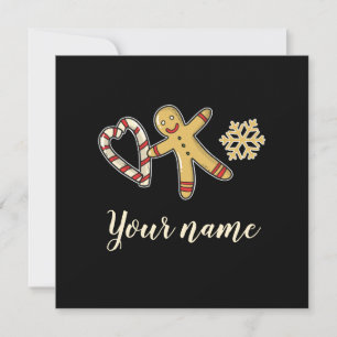 Carte Gingerbreadman Love