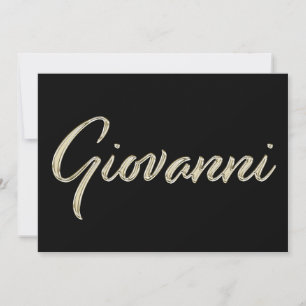 Carte Giovanni White Gold Handwriting
