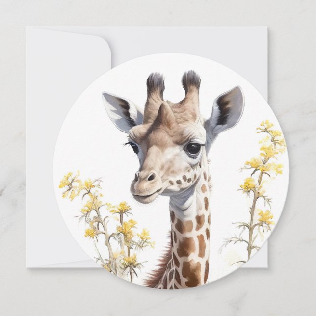 Carte girafe (Devant)