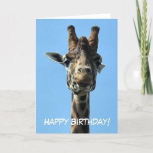 CARTE GIRAFFE