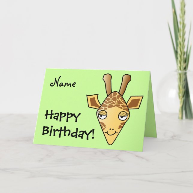Carte Giraffe (Devant)