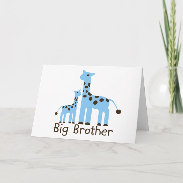 Carte Giraffe Big Brother (Devant)