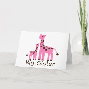 Carte Giraffe Big Sister