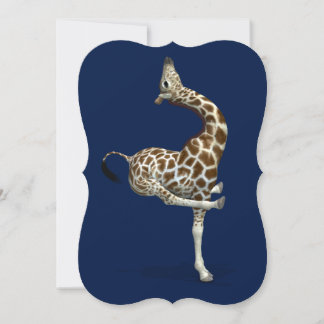Carte Giraffe sportive bizarre